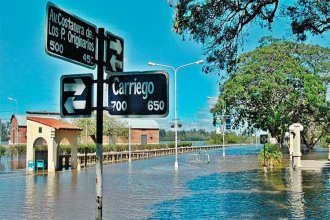 Por pedido de comerciantes inundados y con cuestionamientos, solicitan información a Salto Grande