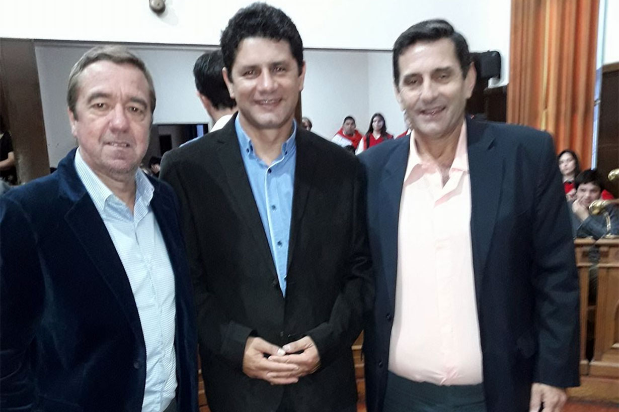 Alalí, con Amadeo Cresto y Alberto Armanazqui