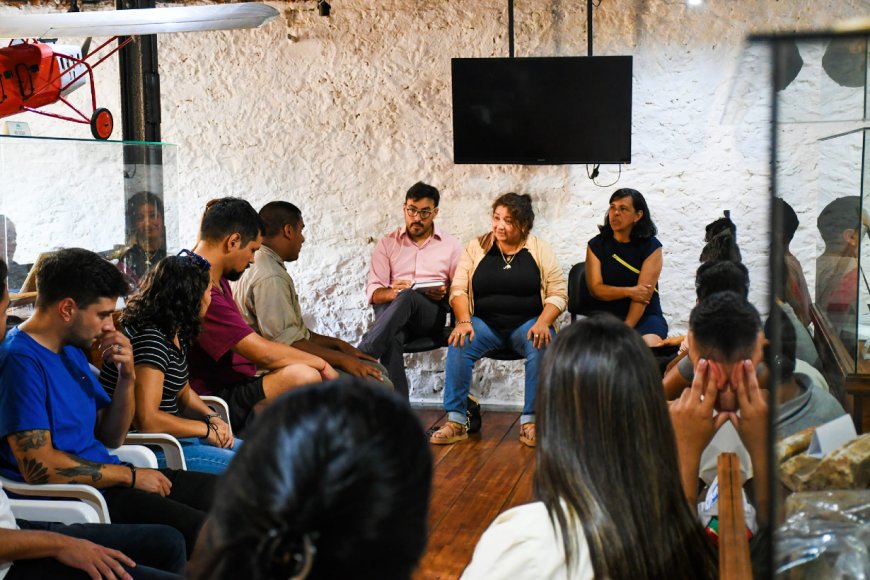 Diego Bueno junto a Lorena Aguilar en San Carlos.