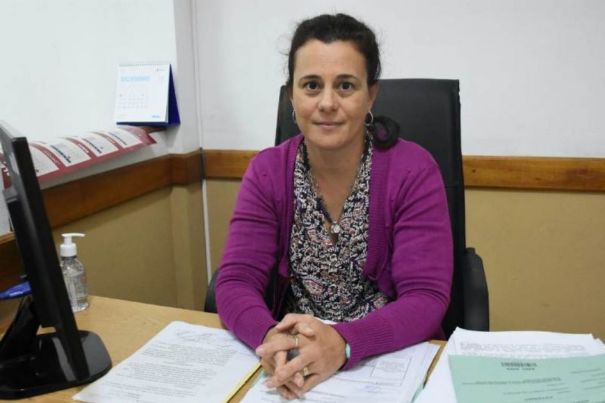 La Dra. Florencia Prieto, subsecretaria de Salud.