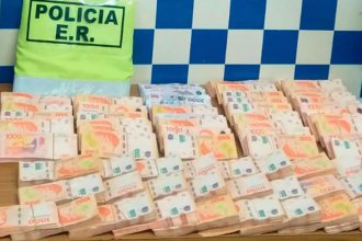 Dinero incautado: brasileros viajaban por Entre Ríos con $7 millones y no pudieron explicar su procedencia