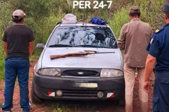 Cazadores furtivos, detectados por un dron en El Palmar: quedaron identificados y sin armas