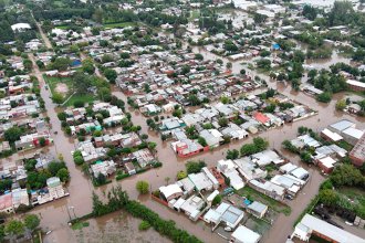 Una ciudad entrerriana, bajo agua: tras las intensas lluvias hay al menos 80 evacuados