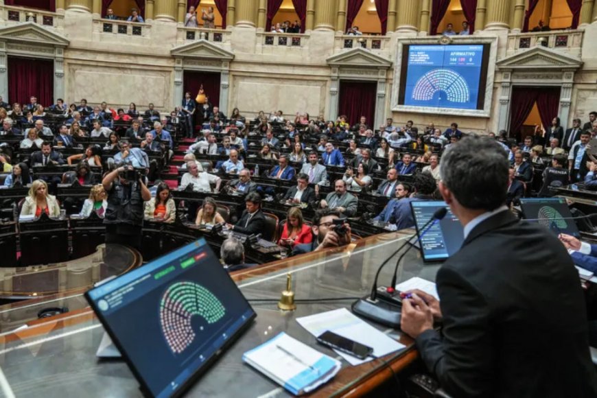 Martín Menem presidió la extensa sesión.