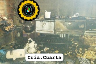 Panadería de Concordia sufrió un incendio: los trabajadores fueron rescatados y uno de ellos fue hospitalizado