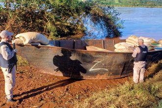 Intentaban traficar 8 toneladas de soja por el río Uruguay