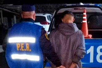 La Policía llegó y él no estaba. Tenía arresto domiciliario y fue localizado a unas 20 cuadras