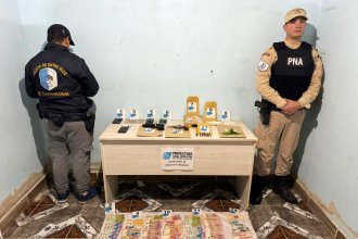 Triple allanamiento por drogas: Prefectura incautó estupefacientes y detuvo a dos personas