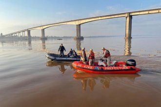 Rastrillajes de control en el río Uruguay, como parte de un operativo binacional