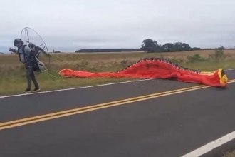 Buscan a Loan en Corrientes y a Fabiani en Entre Ríos. El trabajo de un grupo de parapentistas, al rescate de personas