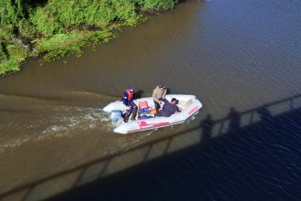 Concentran en la reserva del río Mocoretá la búsqueda del entrerriano Fernando “Pipi” Pérez