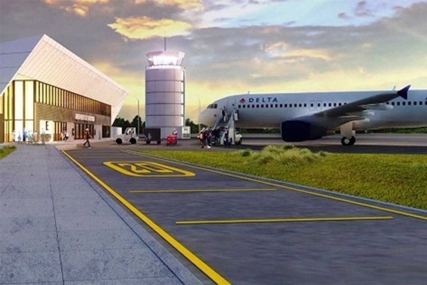 La maqueta del nuevo aeropuerto