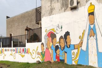 El nivel secundario de la escuela Itatí festeja 25 años de vida, con un mural y diferentes actividades