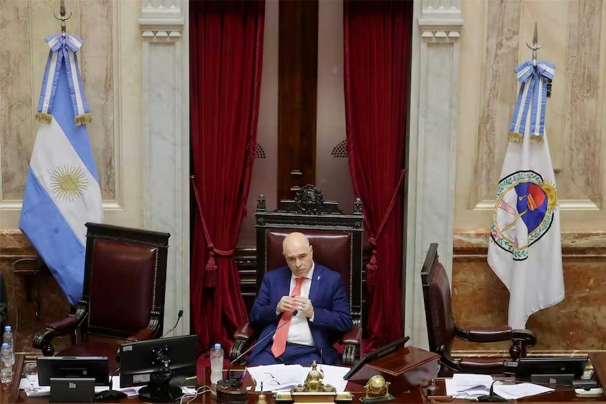 Abdala presidió la sesión del Senado