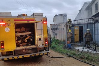 Empresa ubicada en el Parque Industrial de Concordia fue afectada por un incendio