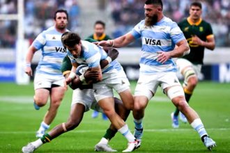 Los Pumas ganaron ante los campeones del mundo. Kremer debió salir por una lesión