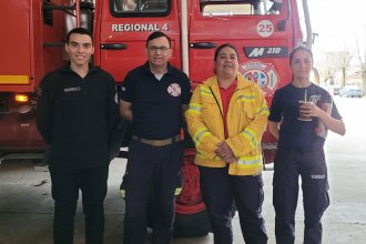 Llegó la alerta roja y bomberos entrerrianos partieron hacia Córdoba