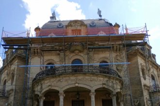 Estiman que en noviembre finalizarían las obras de restauración del Palacio Arruabarrena