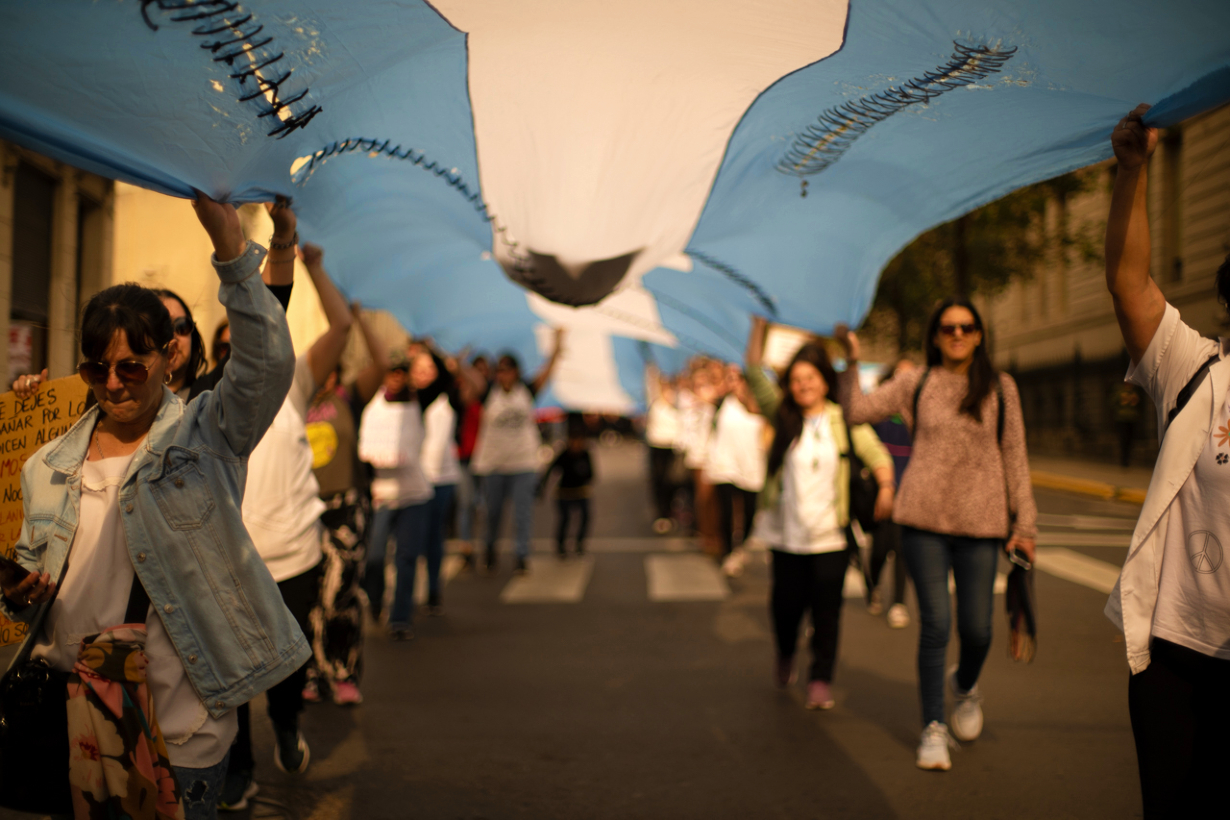 Docentes, de reclamo (foto: La Lucha en la Calle).