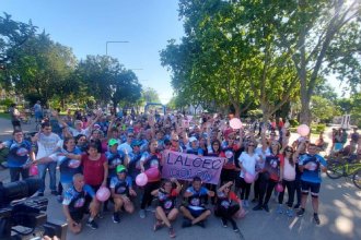 Desafío cumplido para el entrerriano que corrió durante ocho jornadas desde el obelisco hasta Colón