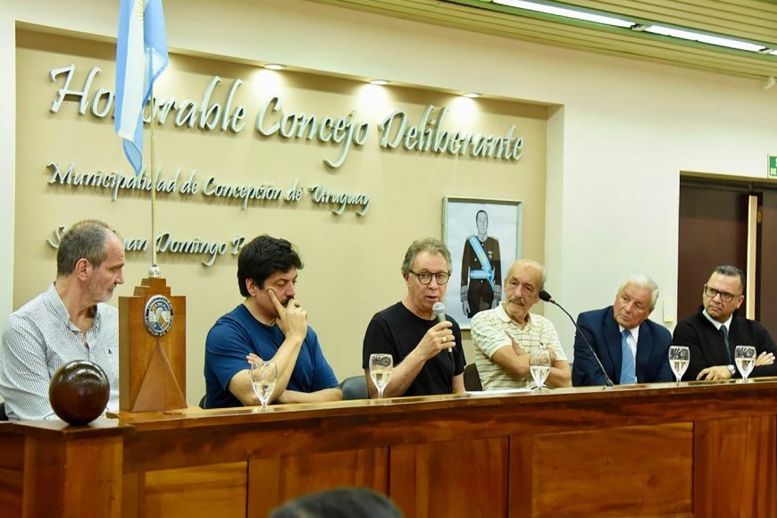 Magnano, homenajeado en Concepción del Uruguay.