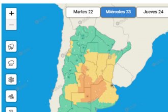 Alerta amarilla: el alivio al calor llegaría de la mano de un fenómeno con capacidad de daño