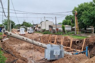 En San José recuperaron la luz con una red auxiliar. Este viernes habría nuevos cortes para instalar el nuevo transformador