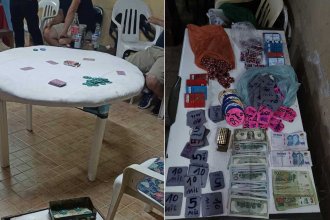 Allanaron casa de juegos clandestinos que funcionaba en un garaje. Secuestraron pesos, dólares y guaraníes