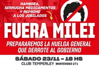 El Partido Obrero invita a una charla para hablar de una huelga general “que derrote a Milei”