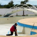 Cerrado por obras: temporalmente no está habilitado el complejo de termas de Punta Viracho