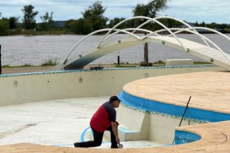 Cerrado por obras: temporalmente no está habilitado el complejo de termas de Punta Viracho