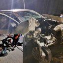 Accidente fatal en el acceso sur. Motociclista chocó de frente con una camioneta. Según versiones, corría una “picada”