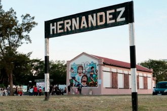 Inauguraron "el mural más grande del mundo" en homenaje a Maradona, hecho con con la técnica de mosaiquismo