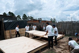 El plan “Relevar” detectó a 800 familias en situación de “vulnerabilidad habitacional”. 130 recibieron las viviendas de Fundación Techo