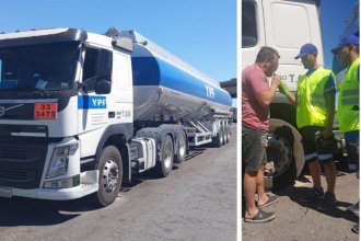 Camionero que transportaba sustancias peligrosas en Ruta 14 dio positivo en el test de alcoholemia