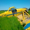 Avioneta golpeó el tendido eléctrico y cayó en una zona rural de Entre Ríos