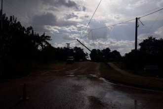 “A 1 km no cayó una gota”:  Una tormenta de lluvia, viento y granizo sorprendió a los habitantes de una comuna en el departamento Colón