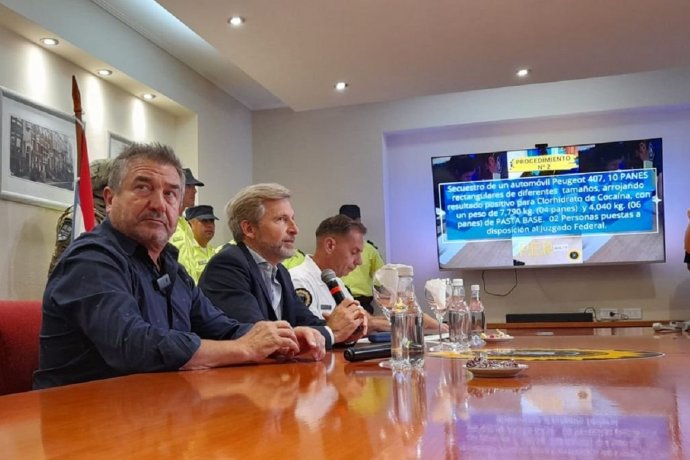 Frigerio valoró la actuación de las fuerzas de seguridad en la lucha contra el narcotráfico