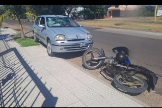 Motociclista sufrió graves lesiones y debió ser trasladado de Federación a Concordia