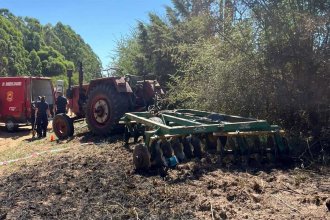 Trágica muerte en Colonia Yeruá. Recibió una descarga eléctrica al intentar apagar un incendio