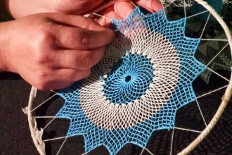 “Fino encaje a la aguja con hilo de coser”. La técnica ancestral tucumana que se podrá aprender en la Fiesta de la Artesanía