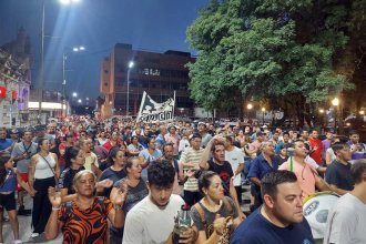 La protesta de los trabajadores de Granja Tres Arroyos copó el centro de Concepción del Uruguay