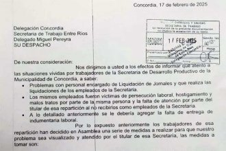 Dos sindicatos municipales se declararon en “estado de asamblea”. Denuncian “persecución laboral y hostigamiento”