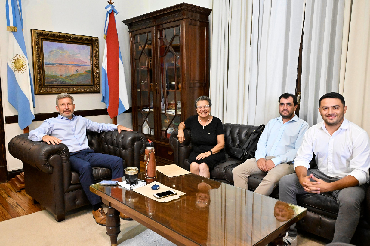 Frigerio recibió a Alicia Oviedo.