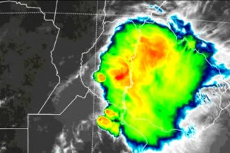 12 departamentos entrerrianos, en alerta amarilla por tormentas