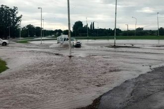 Tras la tormenta y 160 milímetros de lluvia hubo anegamientos en localidad entrerriana