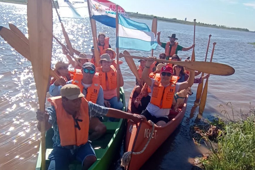 La travesía comenzó este sábado en Formosa.