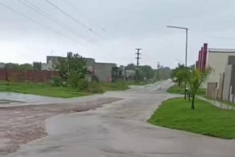 “La lluvia ya supera los 100 mm”. En Colón piden “extrema precaución al circular”