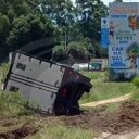 Volcó para evitar un choque en zona del acceso sur a Concordia