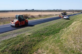 Avanzan los trabajos en un tramo de Ruta 12 que atraviesa Entre Ríos y piden “circular con precaución”